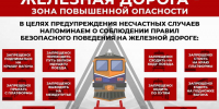 ЖЕЛЕЗНАЯ ДОРОГА - ЗОНА ПОВЫШЕННОЙ ОПАСНОСТИ - Администрация г.п. Тихорецк